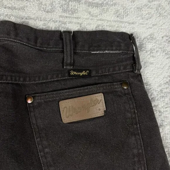 Wrangler Cowboy Jeans Brown Cowboy Cut 13MWZCT Western USA Mens Size 32x30 - Picture 4 of 6